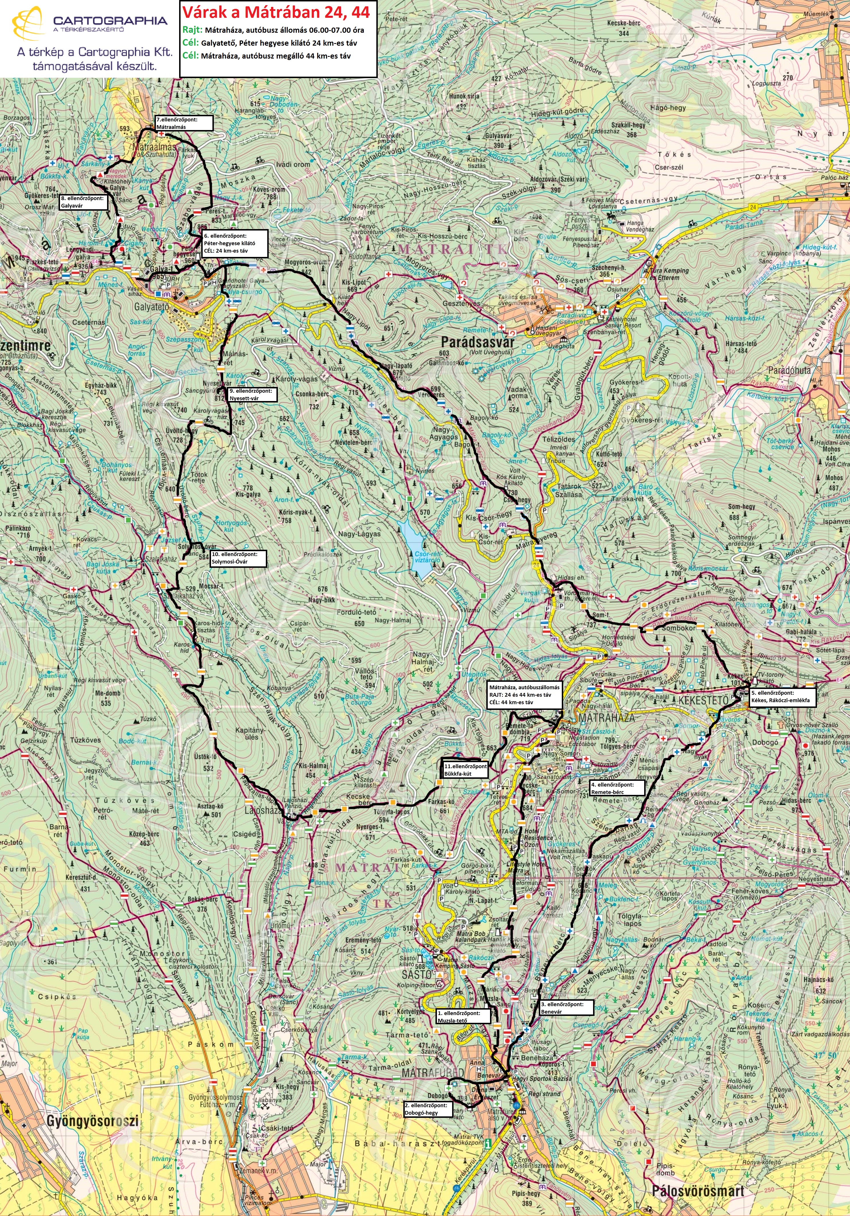 mátrafüred térkép Várak a Mátrában   Hosszú táv/Rövid táv (Előnevezés!) | TTT mátrafüred térkép